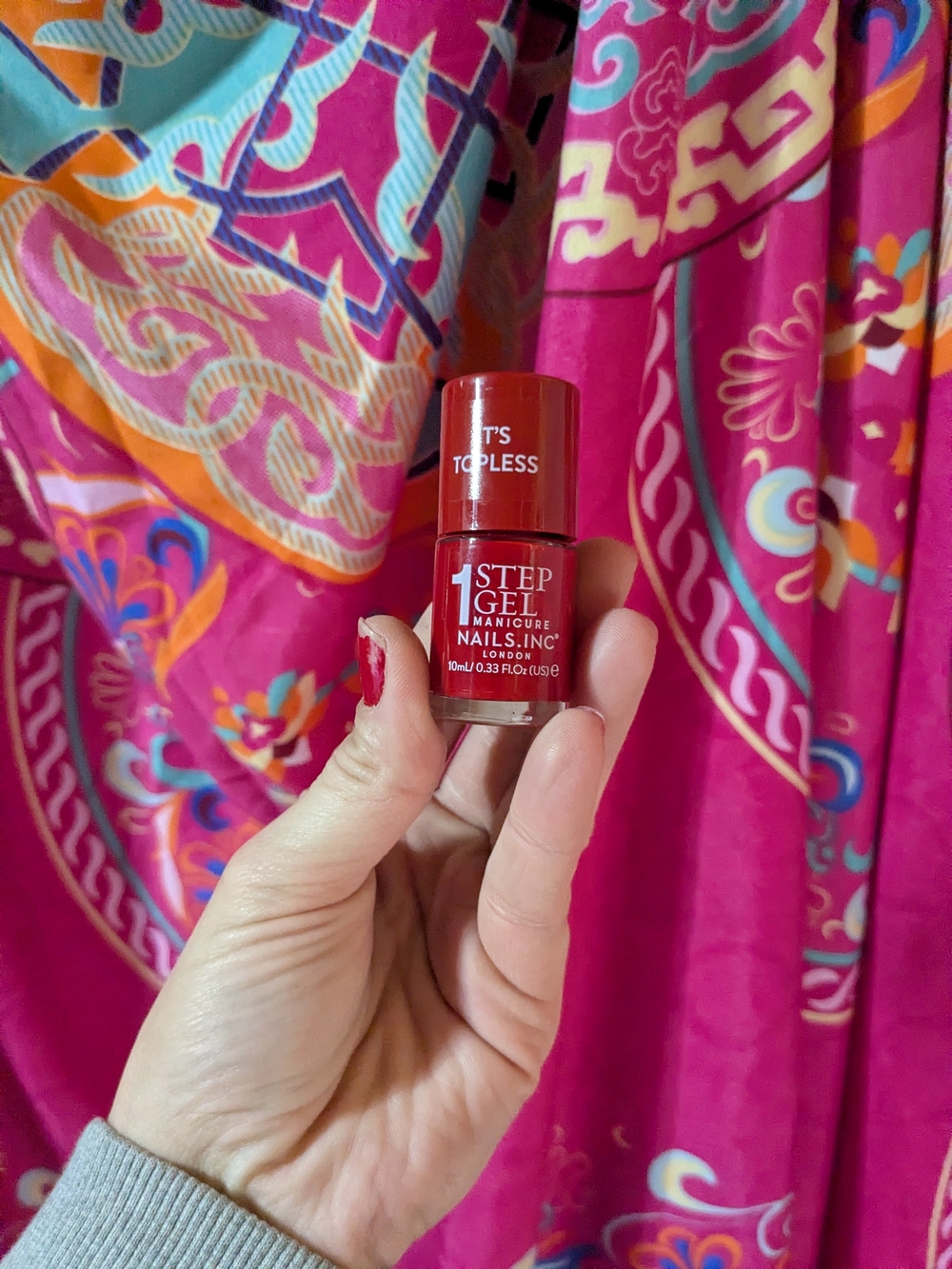 1 Step Gel Manicure Nail Polish - Red by Nails Inc.